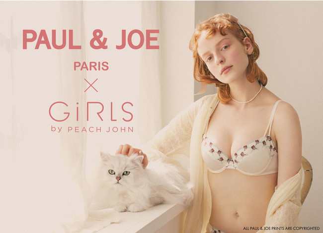 Girls By Peach Johnとpaul Joeのコラボレーションが5月26日に発売 胸きゅん必須のコレクションラインナップ7型を公開 株式会社ピーチ ジョンのプレスリリース