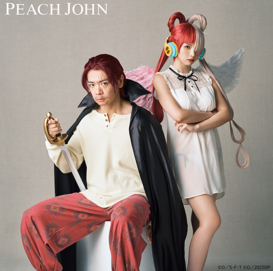 新品未使用】PEACH JOHN ウタのフーディ PJ FILM RED-