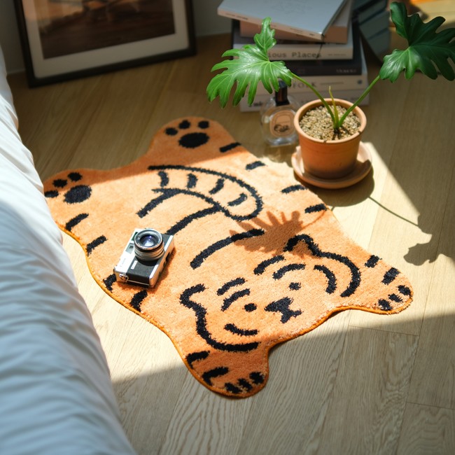 Flat tiger ラグ 2種
