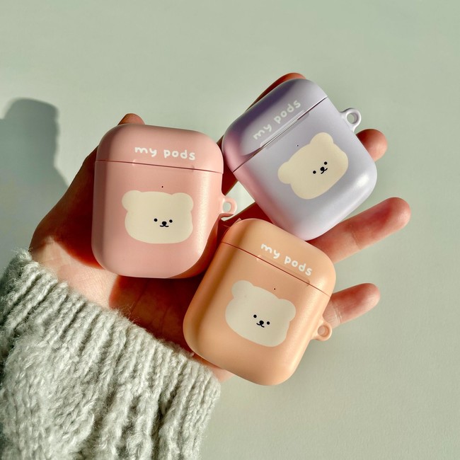 くりベア ころころ ハードAirPods AirPods Proケース