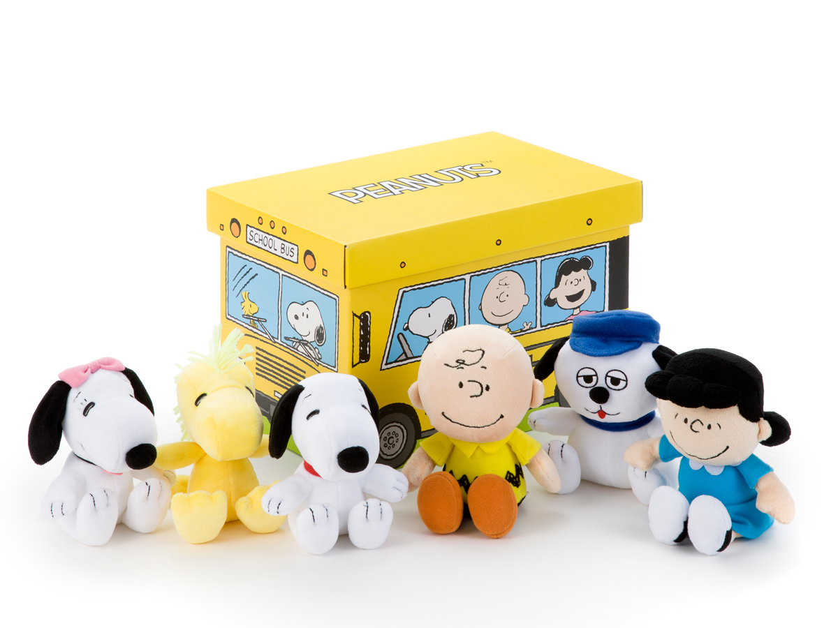 スヌーピーの仲間たちを黄色いスクールバスでお届け Peanuts ビーンズコレクションボックス スヌーピースクールバス セット 限定販売 株式会社タカラトミーアーツのプレスリリース