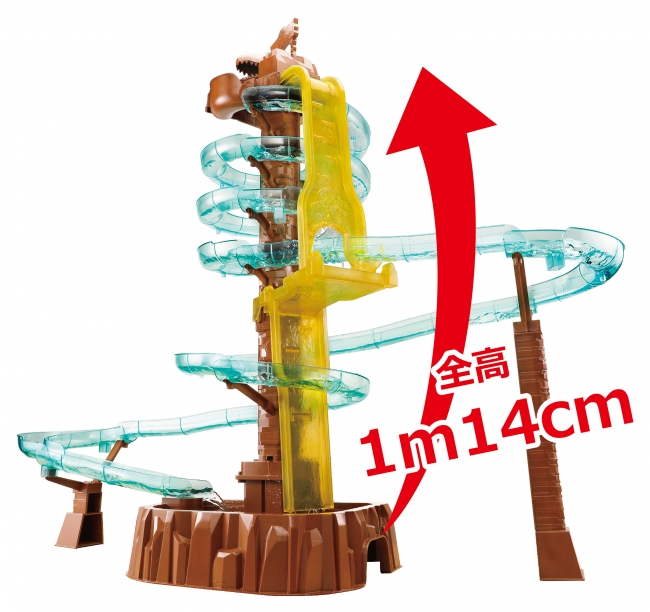 【ポイント3】 高さもより高みへ！ 1m14cmの大タワーに！