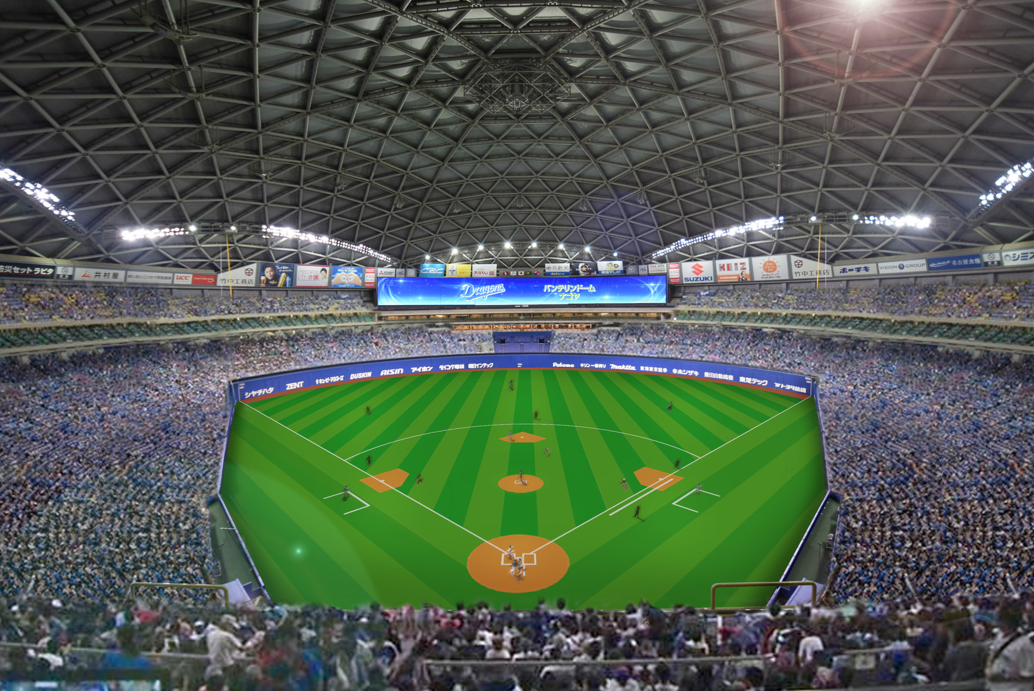 中日ドラゴンズの本拠地 バンテリンドーム ナゴヤ ミズノ野球専用人工芝 Ms Craft Baseball Turf 提供 ミズノ株式会社のプレスリリース