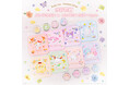サンリオキャラクターズより淡い色使いがかわいい「水彩花柄ハンドタオル&コンパクトミラーセット」が7月25日(土)よりむにゅぐるみパティオ公式ECサイトにて予約販売開始