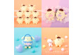 いろんな衣装を着たポムポムプリンがかわいい♡ポムポムプリンより「クローバーシリーズ」&「むにゅぐるみマスコット」の新商品が9月6日(金)~対象店舗で発売開始!