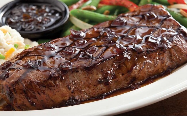 NEW YORK STRIP STEAK with FRIDAYS SIGNATURE SAUCE