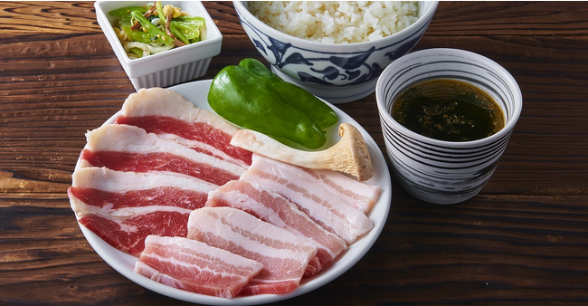 炙りカルビ&しお豚バラランチ 炙りカルビ&しお豚バラランチ