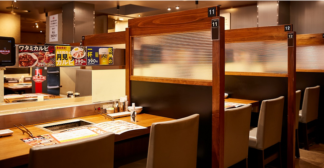 2名掛けボックス席 2名掛けボックス席