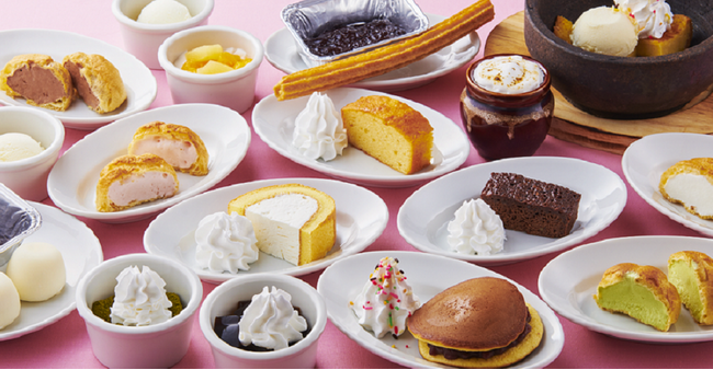 バラエティ豊富なデザート バラエティ豊富なデザート