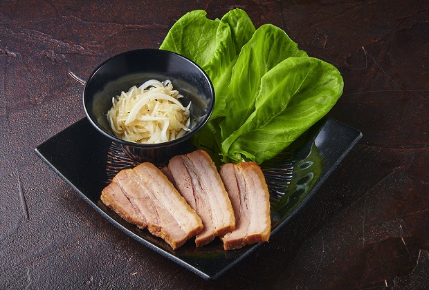 チャーシューのサムギョプサル風