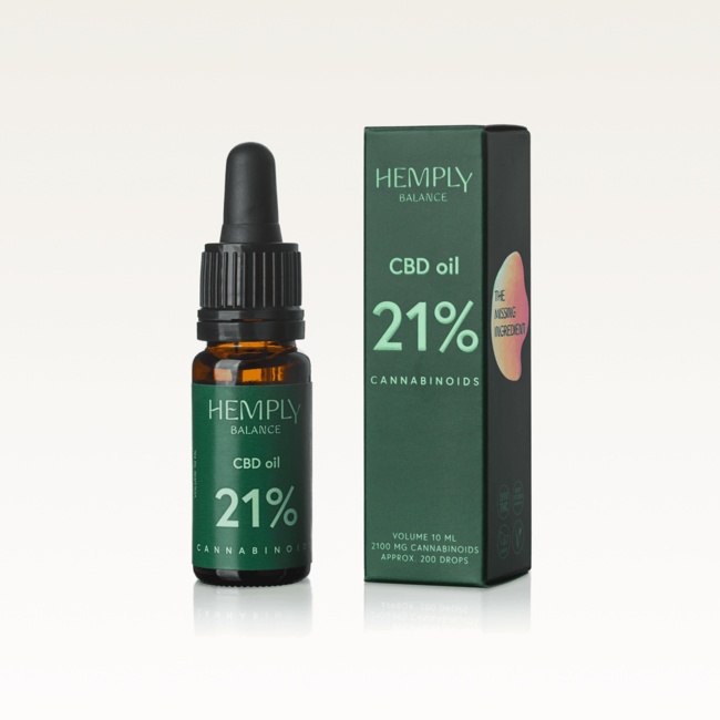 Hemply Balance オーガニックCBDオイル 21% 2100mg 価格￥19,800 税込