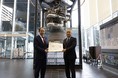 ニューノーマルに対応したエスカレーター手すり除菌装置「We clean」を株式会社カーラが名古屋市科学館へ寄贈