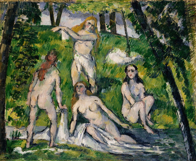 ポール・セザンヌ《４人の水浴の女たち》 1877-78年　ポーラ美術館蔵