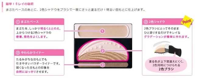 オーブクチュール見たまま塗るだけシャドウに５０代 向けが誕生 くすみ たるみの気になる目もとをブラシでひと塗りでキレイに仕上げます ２月２７日から放映開始の新ｃｍで久本さんが新アイシャドウ でメイクを実演 花王株式会社 花王mkニュース のプレスリリース