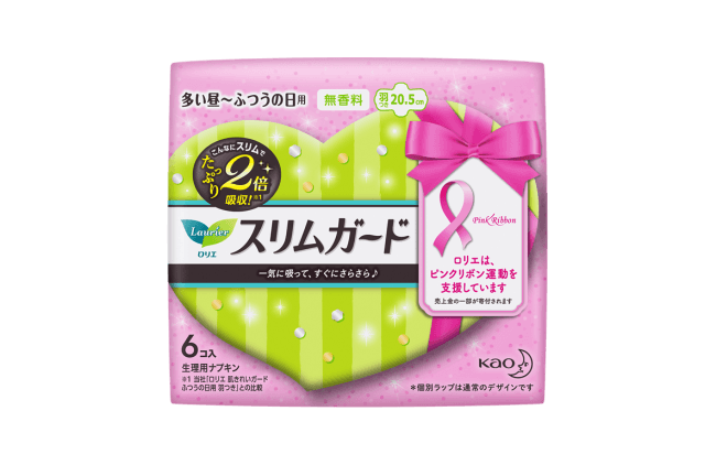 ロリエ ピンクリボン限定デザインミニパック10月12日 土 新発売 数量限定 花王株式会社 花王mkニュース のプレスリリース