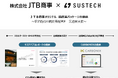 Sustech、JTB商事と宿泊施設向け脱炭素パッケージの提供を開始