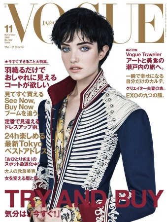 VOGUE JAPAN 2016年11月号 Photo by Patrick Demarchelier (C) 2016 Conde Nast Japan. All rights reserved.