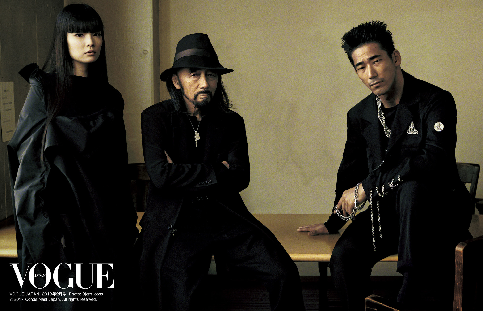 27日発売 Vogue Japan 2月号に山本耀司 藤原ヒロシ 三代目j Soul Brothers小林直己 秋元梢などが登場 メイキング インタビューを収録した特別動画も公開 コンデナスト ジャパンのプレスリリース