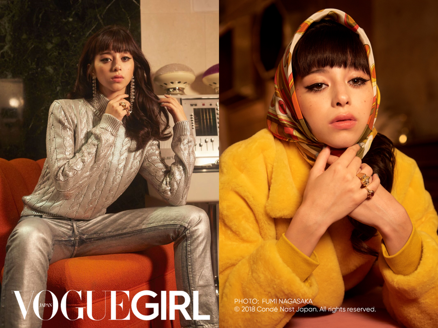 『VOGUE GIRL』人気企画「GIRL OF THE MONTH」に、中条あやみが再び登場。女スパイに扮して、最旬ワークスタイルを披露