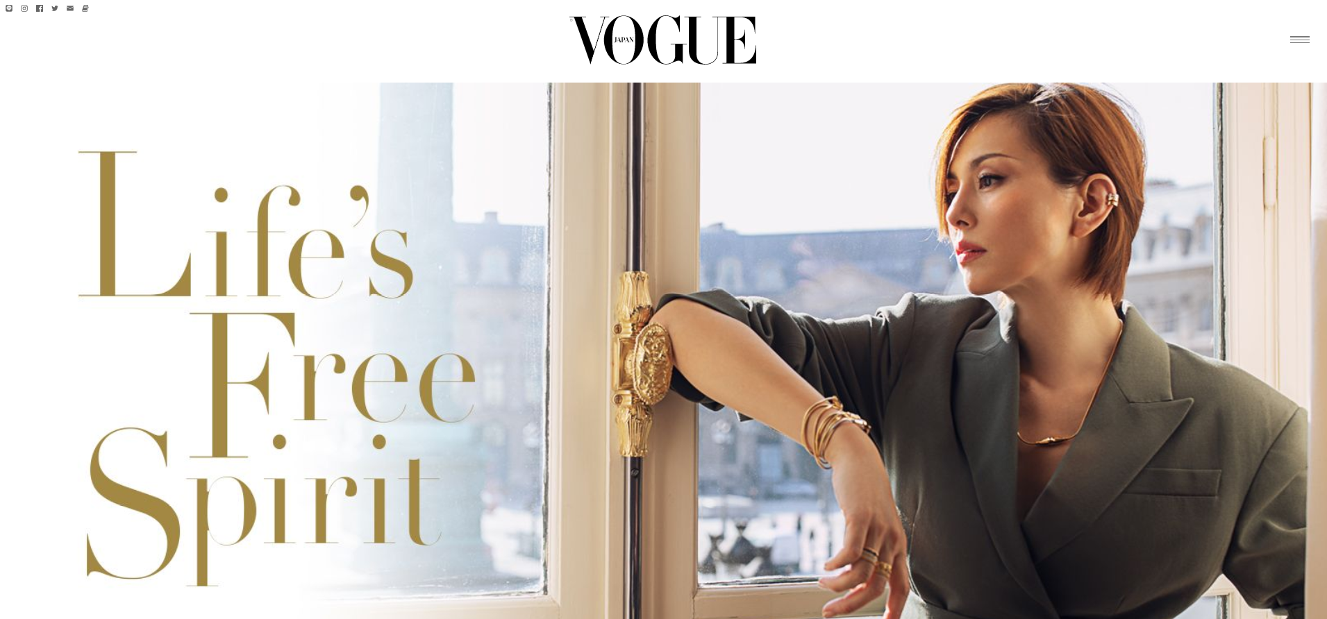 米倉涼子 Vogue Japan 公式ウェブサイトに登場 記者発表会で総額約3億円 ブシュロン のジュエリーを纏った華麗な姿を披露 コンデナスト ジャパンのプレスリリース