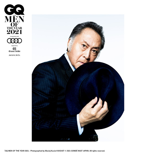 『GQ MEN OF THE YEAR 2021』Photographed by Maciej Kucia @ AVGVST © 2021 CONDÉ NAST JAPAN. All rights reserved.