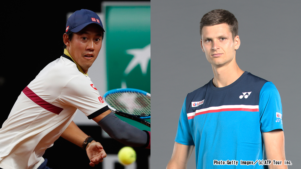 2回戦「錦織圭 vs H.フルカチュ」ほか 男子テニスATPツアー2021