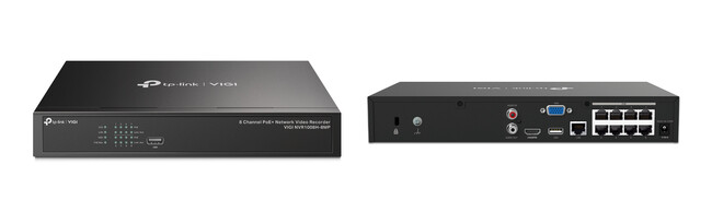 PoE+ポート搭載》ネットワークビデオレコーダー「VIGI NVR1008H-8MP