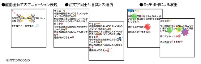 Ntt ドコモのスマートフォン向けサービス デコメ絵文字pop デコメピクチャ Pop に採用されている アニエモ 技術がｈｔｍｌ５に対応 ネオス株式会社のプレスリリース