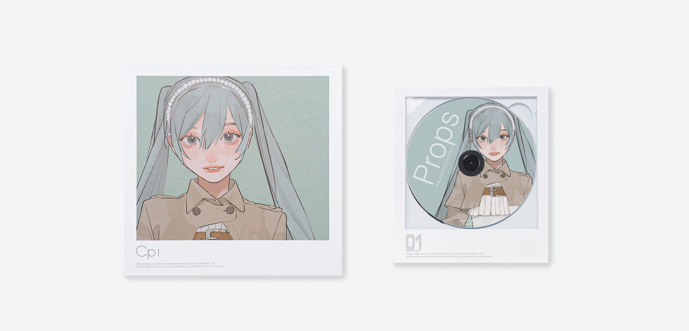 『Instant Disk Audio CP1』 初音ミクモデル シリアルナンバー入り