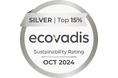 EcoVadisのサステナビリティ評価で「シルバーメダル」を取得