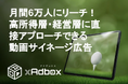 【富裕層へダイレクトアプローチ】ゴルフ場でのデジタルサイネージ広告配信サービスのご案内【GOLF×Adbox】