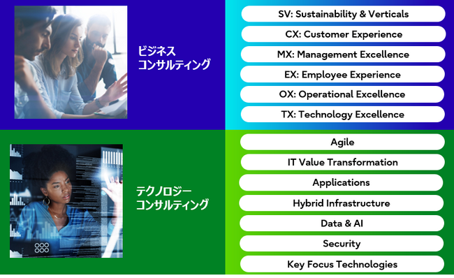 注力する13のコンサルティング事業の重点領域
