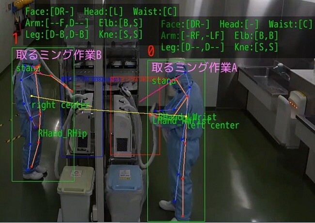 埃を吸引する動作の検知