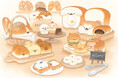かわいくてふしぎなパンのわんこたちに癒やされる! 『いーすとけん。まいにちほっこりダイアリー 2026』が発売