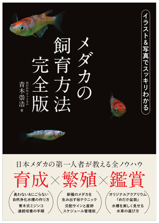 メダカ育成 繁殖 鑑賞のすべてを網羅 日本メダカの第一人者 青木崇浩さんのノウハウを凝縮した メダカの飼育方法 完全版 が日東書院本社より発売 辰巳出版株式会社のプレスリリース