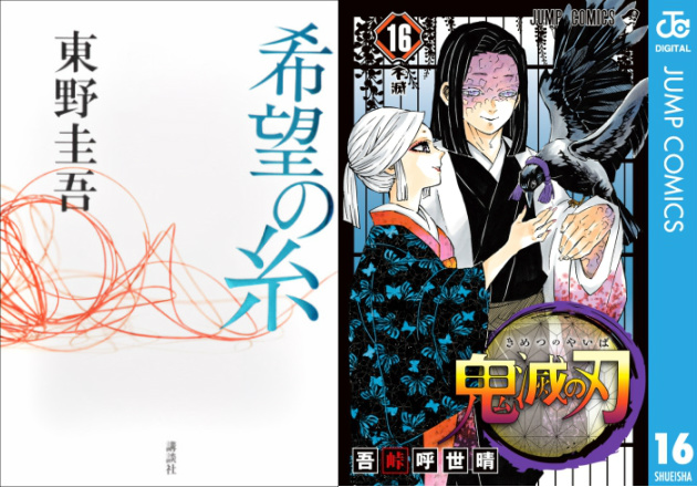 ハイブリッド型総合書店 Honto 週間ストア別ランキング発表 東野圭吾 令和初の書き下ろし 希望の糸 が店舗総合文芸ランキング に登場 Hontopr事務局のプレスリリース