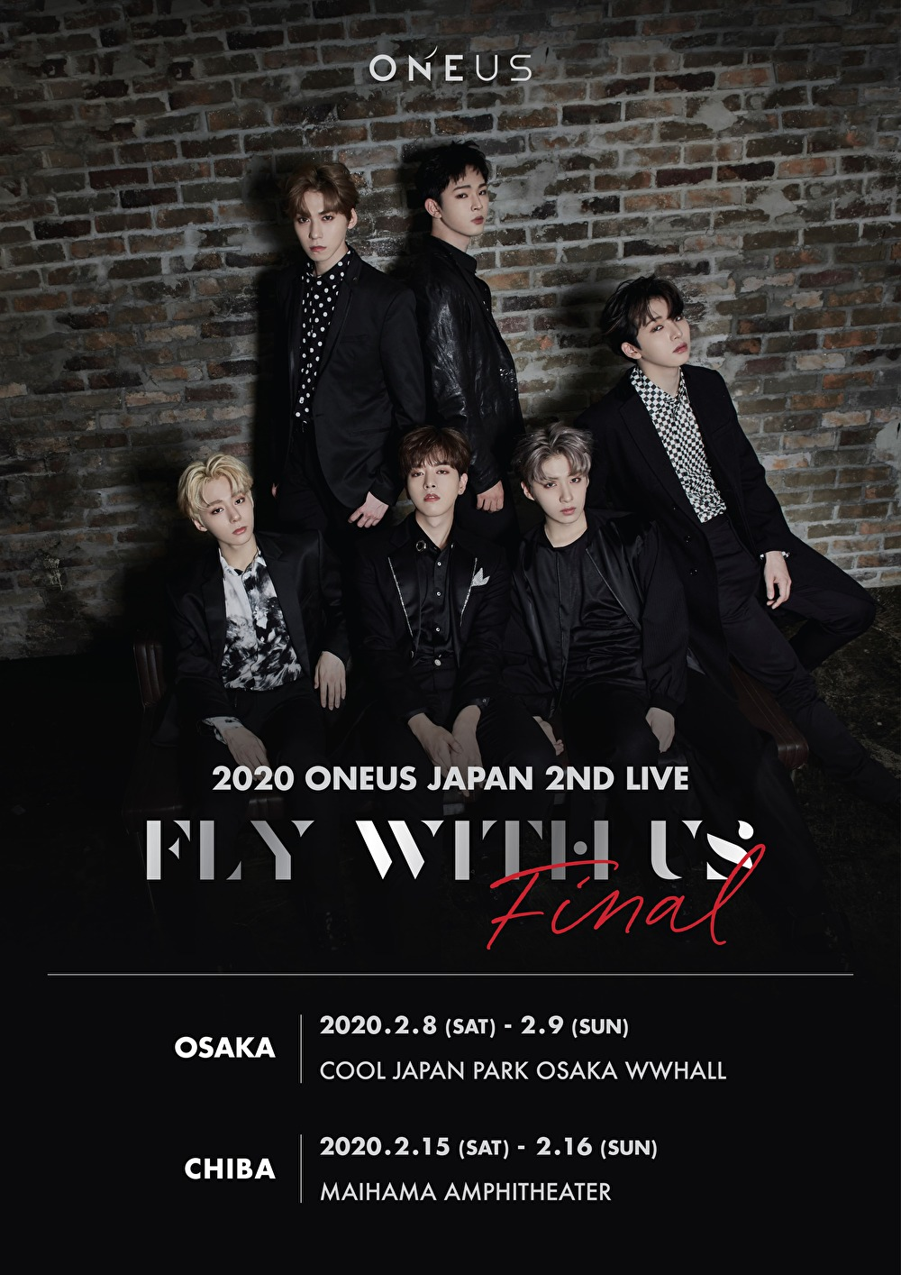 2020 ONEUS JAPAN 2ND LIVE：FLY WITH US FINAL- 開催決定 -｜株式会社