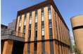 木造建築の魅力を発信する情報拠点「ポラステクノシティ」内にある「ウッドボックス」が「令和7年度 木材利用推進コンクール」を受賞