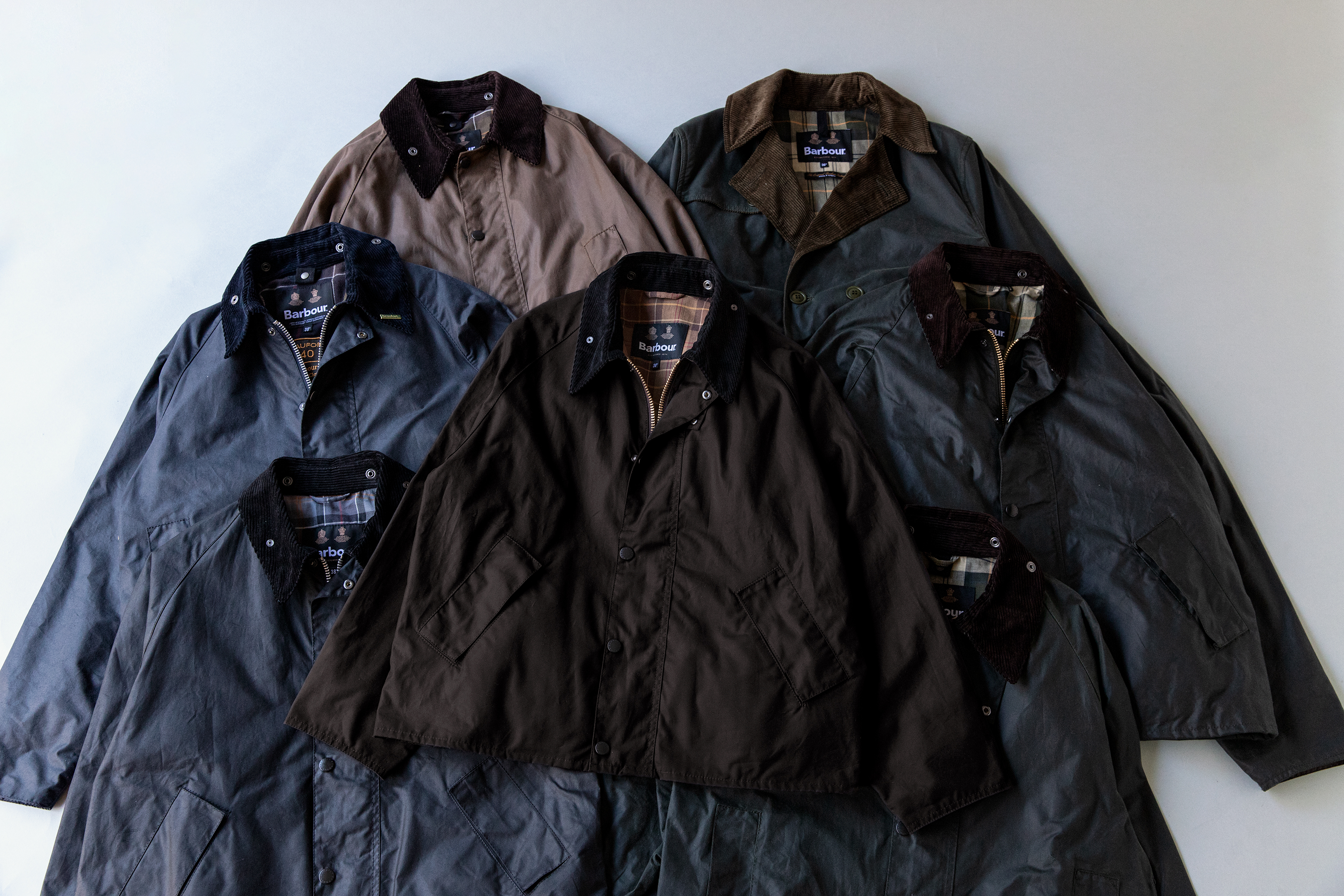 barbour GLEN WAX JACKET 34 オイルドジャケット-