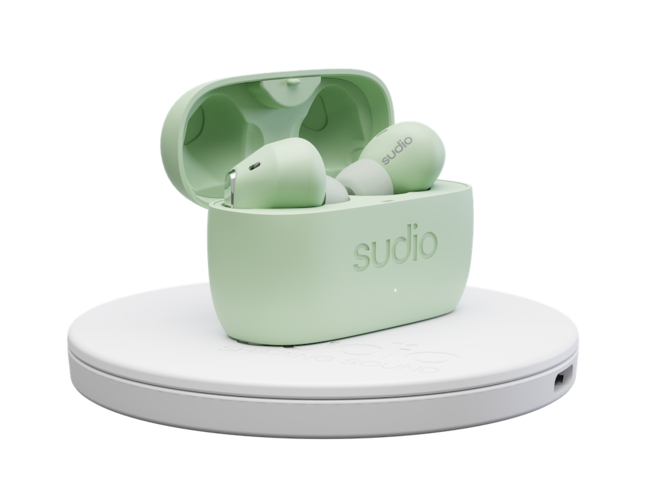 Sudio E2ワイヤレス充電イメージ