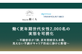 働く更年期世代女性2,000名の実態を可視化
