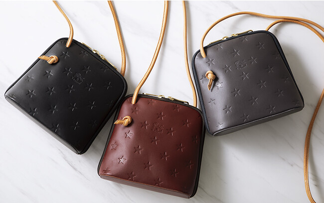 「STAR EMBOSSED LEATHER」 (C)IL BISONTE