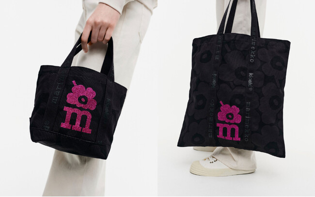 (左)ミニトートバッグ ¥19,800 (右) トートバッグ ¥17,600 (左)ミニトートバッグ ¥19,800 (右) トートバッグ ¥17,600