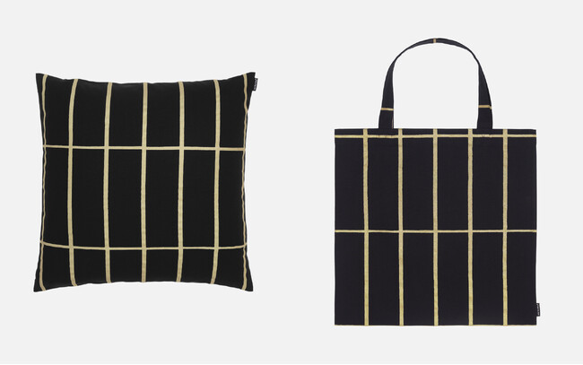 (左) クッションカバー ¥8,800 〈11月中旬発売予定〉(右) ファブリックバッグ ¥7,150 〈11月中旬発売予定〉 (左) クッションカバー ¥8,800 〈11月中旬発売予定〉(右) ファブリックバッグ ¥7,150 〈11月中旬発売予定〉