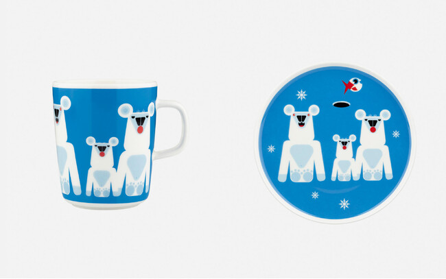 (左) 2.5dl マグカップ ￥3,630 (右) 20cm プレート ￥5,280