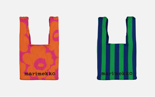 (左) Unikko ハンドバッグ ￥28,600 (右) Merirosvo ハンドバッグ ￥28,600