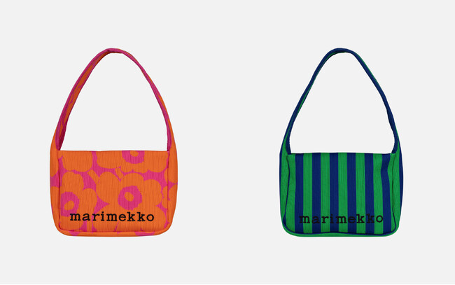(左) Unikko ショルダーバッグS ￥31,900 (右) Merirosvo ショルダーバッグS ￥31,900