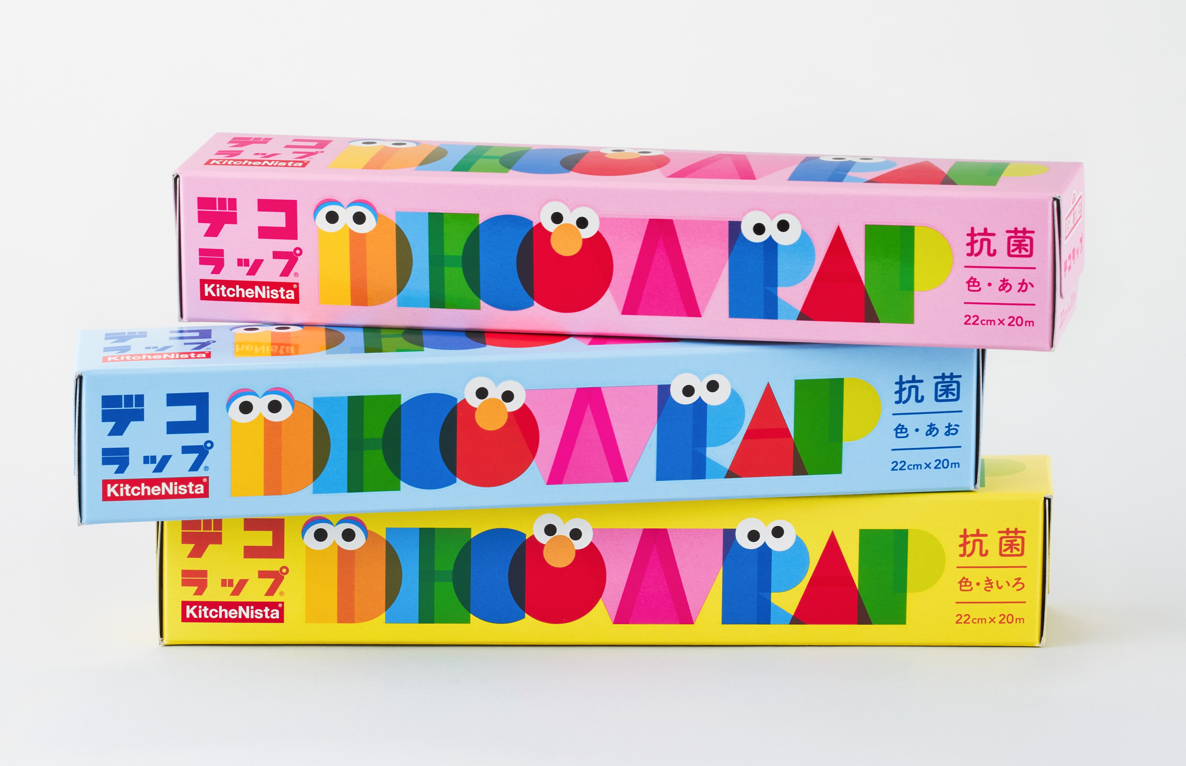 新登場 セサミストリートの抗菌カラーラップフィルム デコラップ 株式会社キッチニスタのプレスリリース