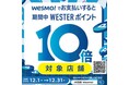ＪＲ四国グループの対象施設にてWesmo!の取扱い開始～12月はWESTERポイント10倍キャンペーン実施～