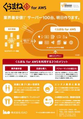 くらまね for AWSパンフレット表
